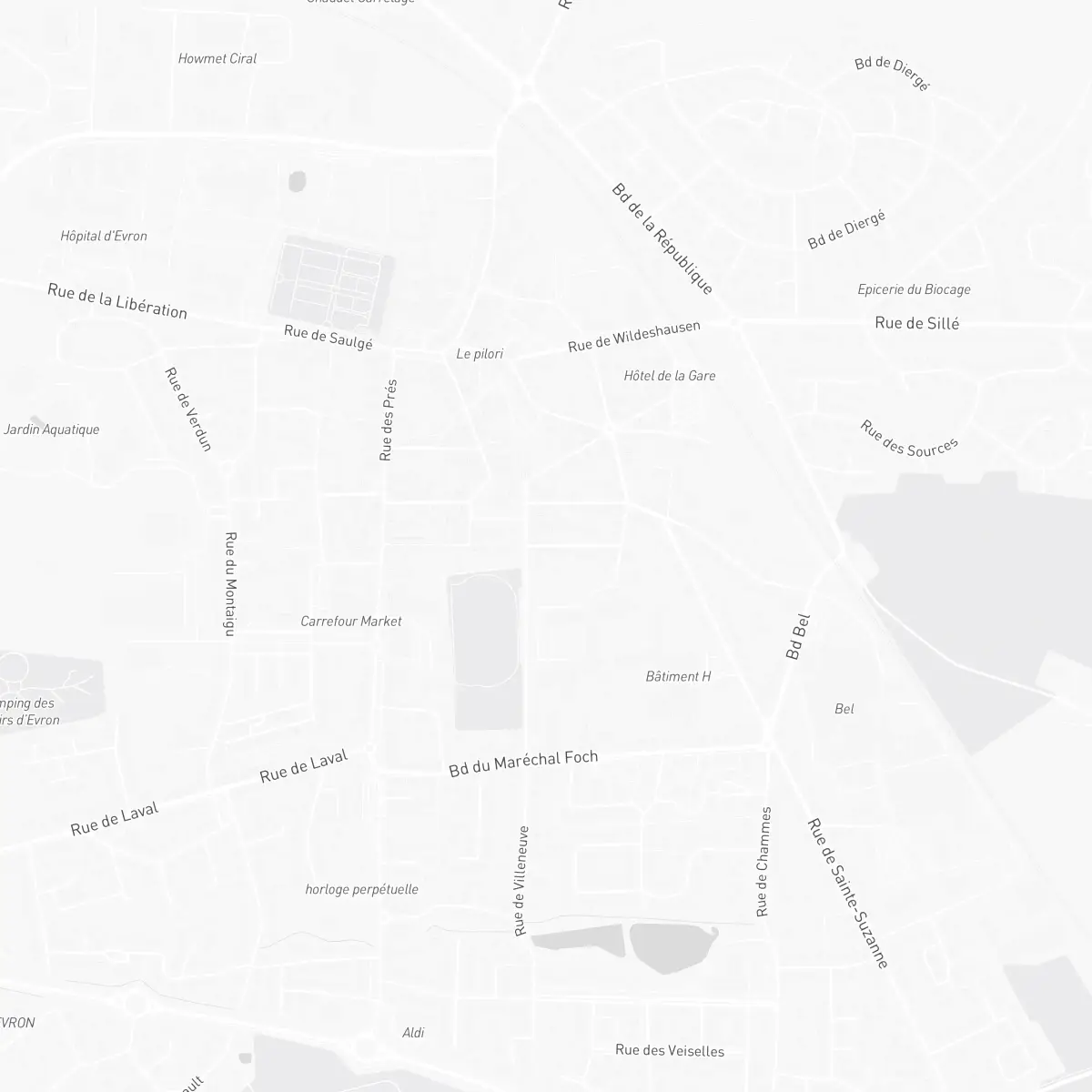 Carte du parcours 5K · 10K